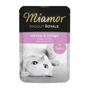 Kapsička MIAMOR Ragout Royale kačica + hydina v šťave 100g
