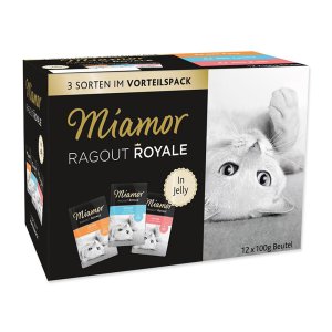 Kapsičky MIAMOR Ragout Royale multipack morka, losos, teľacie v želé 1200g