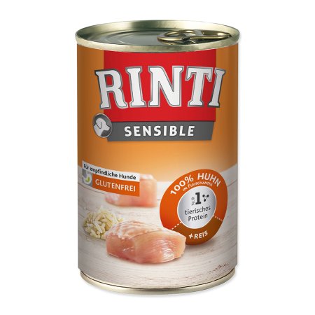 Konzerva RINTI Sensible kura + ryža 400g