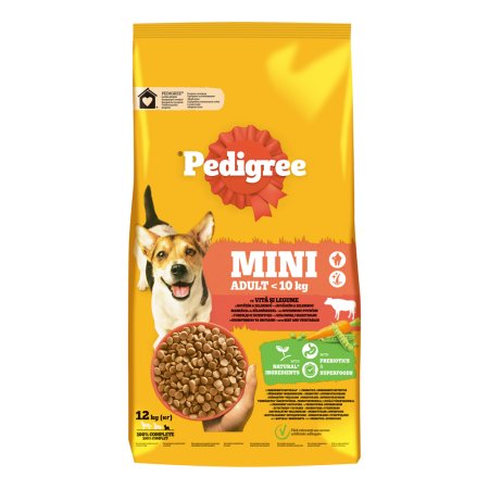 PEDIGREE granule Mini Adult hovädzie so zeleninou 12kg