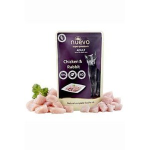 Nuevo mačka vrecko Adult kura a králik 85g