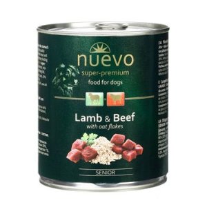 Nuevo pes senior jahňacie s ovsenými vl. konz. 800g