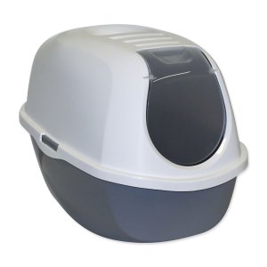 Toaleta MAGIC CAT s krytom šedá 53cm