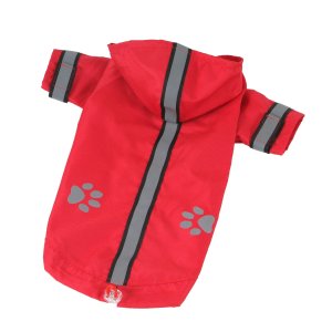 PROFIZOO Bunda ľahká šusťáková reflex červená - XXS