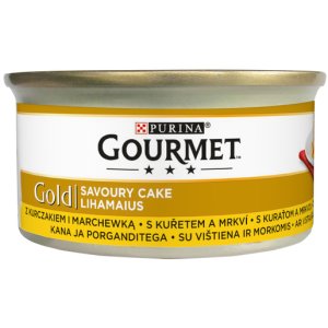 Gourmet Gold Savoury Cake s kuraťom a mrkvou 85 g