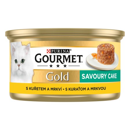 Gourmet Gold Savoury Cake s kuraťom a mrkvou 85 g