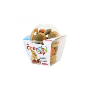 Pochutka CRUNCHYCUP mrkva/lucerna pre hlod 200g Zolux