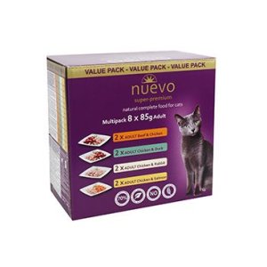 Nuevo mačka vrecko Adult Multipack 8x85g