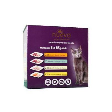 Nuevo mačka vrecko Adult Multipack 8x85g