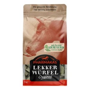 Pochúťka pre kone s bylinkami na podporu trávenia 1kg