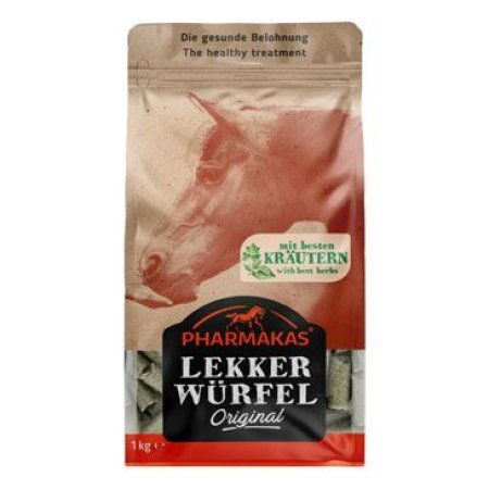 Pochúťka pre kone s bylinkami na podporu trávenia 1kg