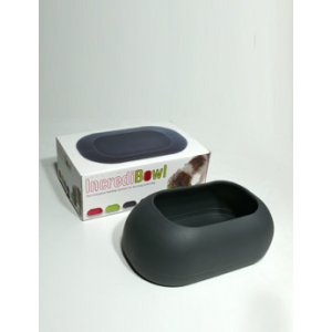 Miska gumová large 2l tmavo šedá Kruuse