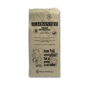 Vrecká na psie exkrementy papierové, páskované 25ks