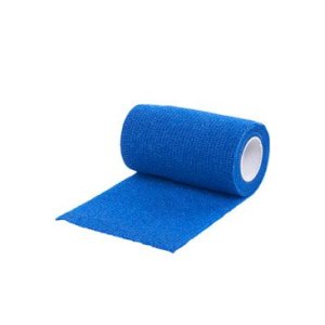 Ovínadlo elast. Vet-Flex 10cm x 4,5m modrej Kruuse