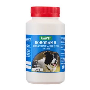 Roboran H pre psov Čierne a Biele plv 200g