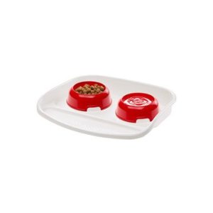 Miska plast 2 kusy - 0,3 l + podnos LINDO FP