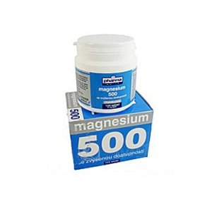 Magnesium 500mg+vit.B6 100tbl pharma White