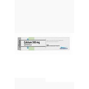 Calcium 500 šumivý forte Generica eff tbl 20
