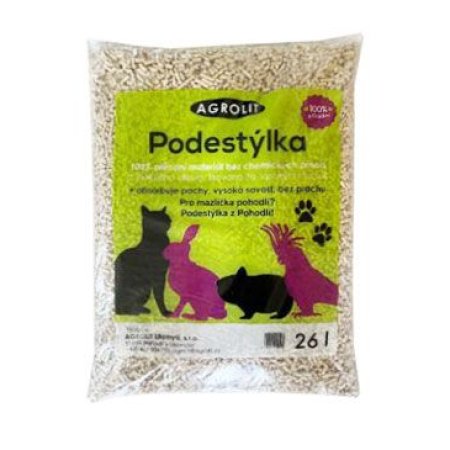 Podstielka Agrolit drevená lisovaná 26 litrov