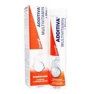 Multivitamín Additiva pomaranč+minerál tbl eff 20