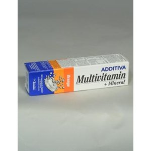 Multivitamín Additiva pomaranč+minerál tbl eff 20