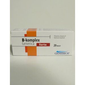 Vitamín B-komplex Forte Generica 20tbl