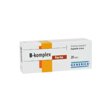 Vitamín B-komplex Forte Generica 20tbl