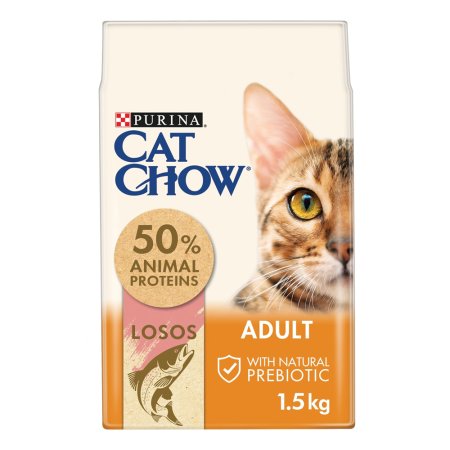 Purina Cat Chow Adult losos a tuniak 1,5 kg