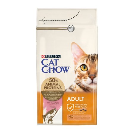 Purina Cat Chow Adult losos a tuniak 1,5 kg