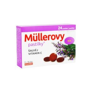 Dr.Muller Pharma Pastilky so šalvia a vit.C 24ks