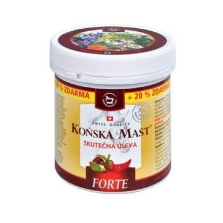 Koňská mast hřejivá Forte 250ml