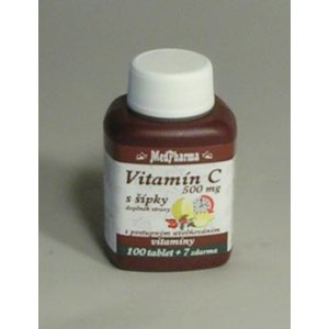 Vitamín C so šípkami 500mg MedPharma 100tbl