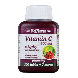 Vitamín C so šípkami 500mg MedPharma 100tbl