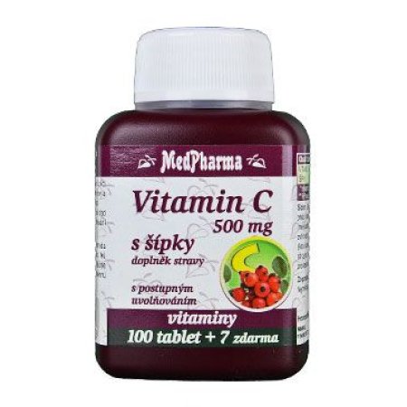 Vitamín C so šípkami 500mg MedPharma 100tbl