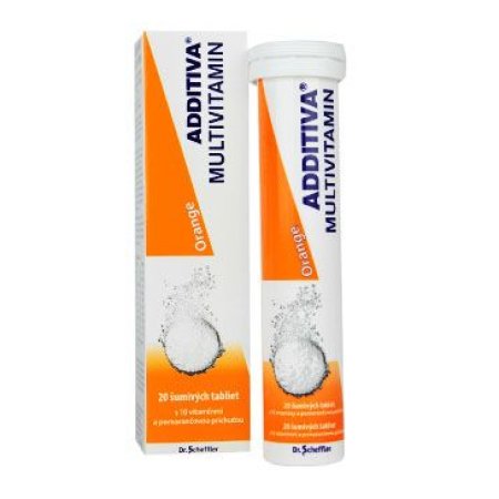 Multivitamín Additíva pomaranč tbl eff 20