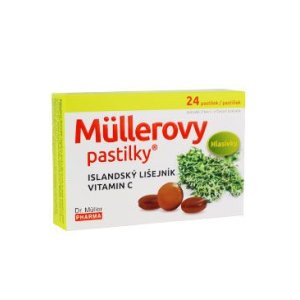 Dr.Muller Pharma Pastilky s Islandským lišajníkom 24ks