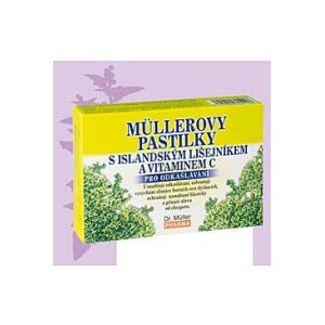 Dr.Muller Pharma Pastilky s Islandským lišajníkom 24ks