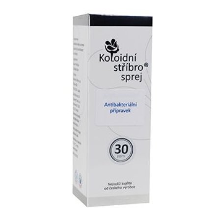 Koloidné striebro spray 100ml koncentrácia 30ppm