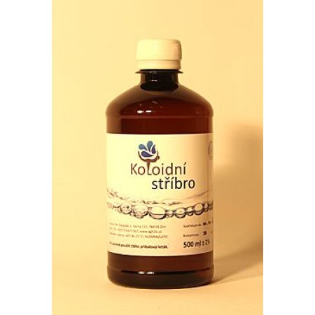 Koloidní stříbro 0,5l koncentrace 30ppm