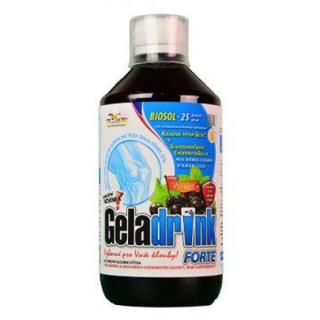 Geladrink Forte Biosol černý rybíz 500ml