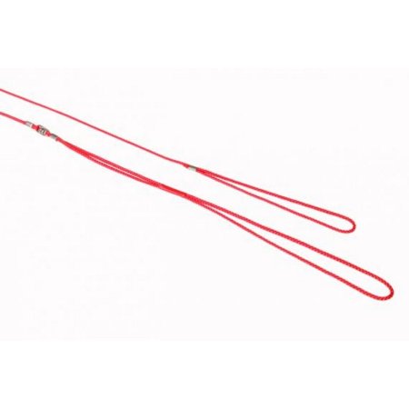 PROFIZOO Vodítko predvádzacie - lanko + korálik (3mm x 140cm) červená
