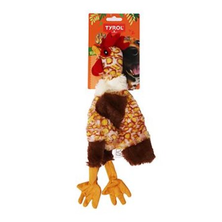Hračka pes Kohút pískací 32cm Skinneeez