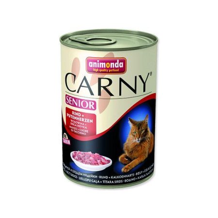 Konzerva ANIMONDA Carny senior hovädzie + morčacie srdce 400g