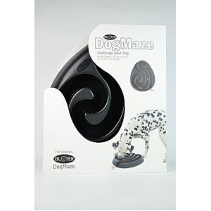 Miska bludisko Dog Maze čierna 1ks Kruuse