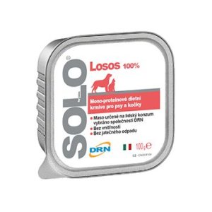 SOLO Salmon e 100% (losos) vanička 100g