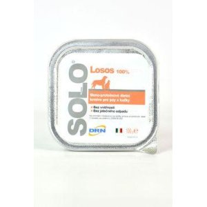 SOLO Salmon e 100% (losos) vanička 100g
