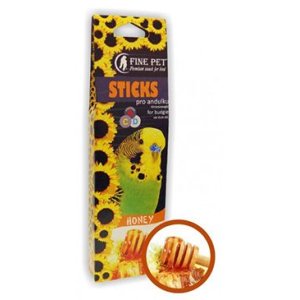 FINE PET Tyčinka Andulka medová 2ks/110g