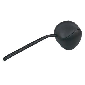 PROFIZOO Kožená loptička so šnúrkou 9cm