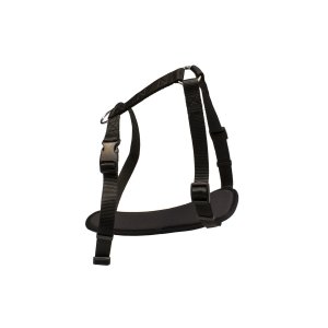 PROFIZOO Popruhový postroj s náprsenkou č.5 - 6 (25mm, OK 65-98cm, OH 60-100cm) čierna