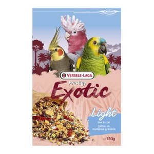VL Krmivo pre papagáje veľké Exotic Light 750g
